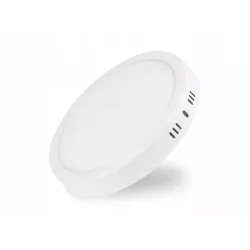 Panel LED natynkowy okrągły D21/18W/4000K biały-5903002031247
