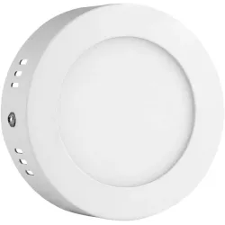 Panel LED natynkowy okrągły D21/18W/4000K biały-5903002031247