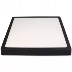 Panel LED 24W kwadrat natynkynkowy czarny dzienny-5908263383456