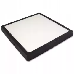 Panel LED 24W kwadrat natynkynkowy czarny dzienny-5908263383456