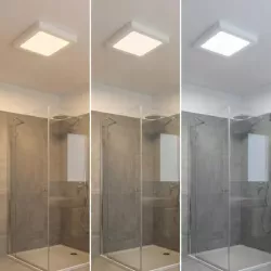 Plafon LED Sufitowy Natynkowy KWADRATOWY 12W REGULOWANY 3CCT 2700/4000/6500-5904703016946