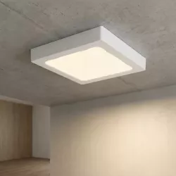 Plafon LED Sufitowy Natynkowy KWADRATOWY 18W REGULOWANY 3CCT 2700/4000/6500-5904703016953