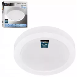 Lampa sufitowa plafon led 4000K NATYNKOWY 12W panel okrągły LAMPA oprawa-5904703016984