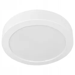 Lampa sufitowa plafon led 4000K NATYNKOWY 12W panel okrągły LAMPA oprawa-5904703016984