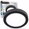 Lampa sufitowa plafon led 4000K NATYNKOWY 12W panel oprawa CZARNY-5904703017011
