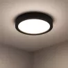Lampa sufitowa plafon led 4000K NATYNKOWY 12W panel oprawa CZARNY-5904703017011