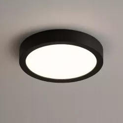 Lampa sufitowa plafon led 4000K NATYNKOWY 12W panel oprawa CZARNY-5904703017011