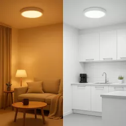 Plafon LED LAMPA Sufitowa Natynkowa 24W REGULOWANA 3CCT 2700/4000/6500K-5904703016939