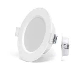 Downlight podtynkowy LED E6 4W okrągły 3000K ciepły - 8433325210007