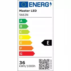 Oprawa Sufitowa Lampa Hermetyczna LED Komplet Tuby 2x36W IP65 120cm Zimna-5904703013174