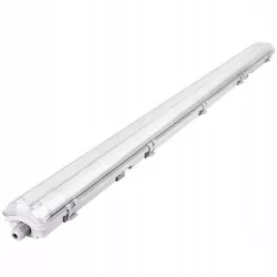 LAMPA OPRAWA LED NATYNKOWA SUFITOWA LINIOWA CW BARWA ZIMNA IP65 2x36W 120cm-5904703018391