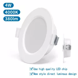 Downlight podtynkowy okrągły LED E6 4W Światło naturalne - 8433325210014