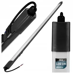 Lampa SUFITOWA PLAFON LED hermetyczna ip65 Natynkowy Oprawa 36w 120cm 4000K-5904703020554