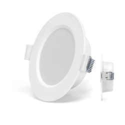 Kwadratowa lampa podtynkowa LED E6 4W Światło białe - 8433325210021