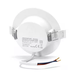 Kwadratowa lampa podtynkowa LED E6 4W Światło białe - 8433325210021