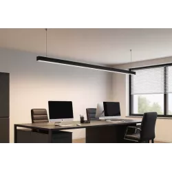 Lampa LED liniowa Office zestaw 2x linki montażowe-5904703025436