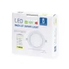 Downlight podtynkowy LED E6 6W okrągły 3000K ciepły - 8433325210038