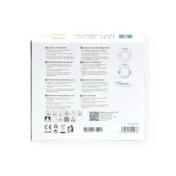 Downlight podtynkowy LED E6 6W okrągły 3000K ciepły - 8433325210038