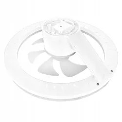 Lampa z WIATRAKIEM sufitowa LED regulacja plafon 45W 3 BARWY pilot BIAŁY-5904703014843