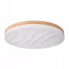 Lampa sufitowa plafon LED regulacja 54W 3 BARWY pilot BIAŁY drewno XUDO-5904703014836