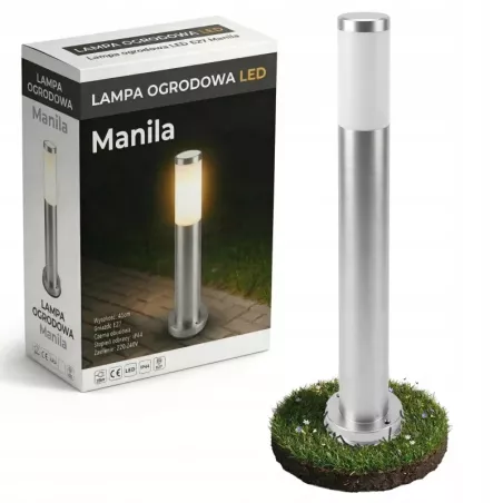 Lampa Ogrodowa stojąca słupek 65cm zewnętrzna E27 LED-5903002038215