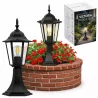 Lampa ogrodowa stojąca słupek LED 40cm zewnętrzna E27-5903002036778
