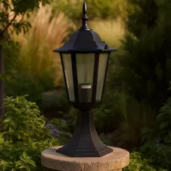 Lampa ogrodowa stojąca słupek LED 40cm zewnętrzna E27-5903002036778