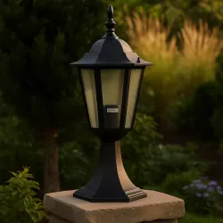 Lampa ogrodowa stojąca słupek LED 40cm zewnętrzna E27-5903002036778