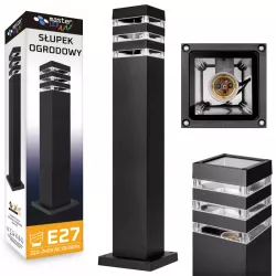 Lampa LED stojąca Ogrodowa słupek 60cm zewnętrzna E27 LED-5903002034934