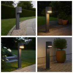Lampa LED Ogrodowa stojąca słupek 50cm zewnętrzna GU10 IP44 LED-5903002036631