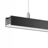 Lampa LED wisząca liniowa biurowa 150cm 45W 4500K czarna XUDO-5904703025382