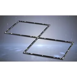 Lampa LED wisząca liniowa biurowa 150cm 45W 4500K czarna XUDO-5904703025382