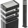 Lampa ogrodowa słupek stojący zewnętrzny oświetleniowy 80cm-5908263380325