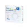 Downlight podtynkowy LED E6 6W okrągły 6500K zimny - 8433325210052