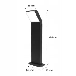 Lampa LED 12W Ogrodowa 50cm zewnętrzna słupek stojąca-5908263380370