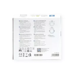 Downlight podtynkowy LED E6 6W okrągły 6500K zimny - 8433325210052