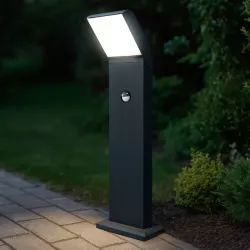 Lampa LED Ogrodowa stojąca słupek 50cm CZUJNIK RUCHU zewnętrzna 4000K LED-5908263380387