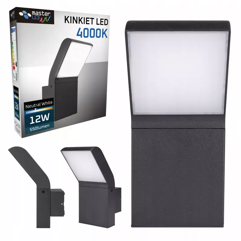 Kinkiet zewnętrzny lampa ogrodowa zewnętrzna elewacyjna ścienna LED-5908263380356