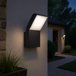 Kinkiet zewnętrzny lampa ogrodowa zewnętrzna elewacyjna ścienna LED-5908263380356