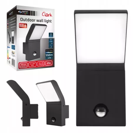 Kinkiet zewnętrzny lampa ogrodowa CZUJNIK RUCHU elewacyjna ścienna LED-5908263380363