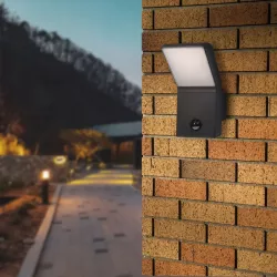 Kinkiet zewnętrzny lampa ogrodowa CZUJNIK RUCHU elewacyjna ścienna LED-5908263380363