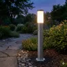 Lampa Ogrodowa stojąca słupek 65cm CZUJNIK RUCHU zewnętrzna E27 LED-5908263380561