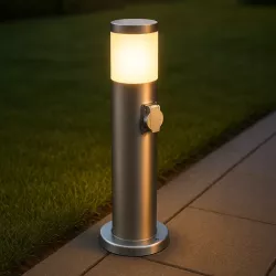 Lampa LED Ogrodowa 65cm GNIAZDO 230V zewnętrzna słupek stojąca E27 LED-5908263380585