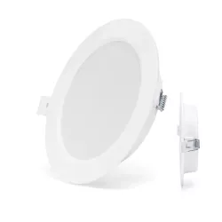 Downlight podtynkowy LED E6 9W okrągły 4000K neutralny - 8433325210076