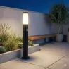 Lampa Ogrodowa stojąca słupek 65cm CZUJNIK RUCHU zewnętrzna E27 LED-5908263380554