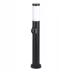 Lampa LED stojąca Ogrodowa słupek 65cm GNIAZDO 230V zewnętrzna E27 LED-5908263380578