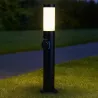 Lampa LED stojąca Ogrodowa słupek 65cm GNIAZDO 230V zewnętrzna E27 LED-5908263380578