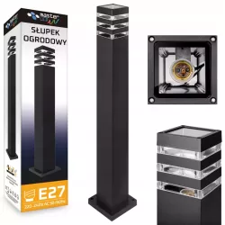 Lampa Ogrodowa stojąca słupek 80cm zewnętrzna E27 LED-5908263384088