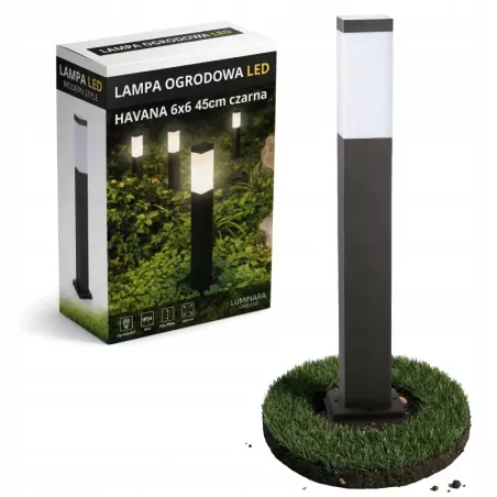 Lampa LED Ogrodowa 45cm zewnętrzna słupek stojąca E27 LED-5908263386907