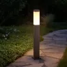 Lampa Ogrodowa stojąca słupek 65cm zewnętrzna E27 LED czarna-5908263386914
